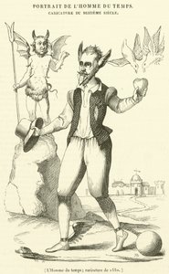 El Hombre del Tiempo, caricatura de 1580 de French School